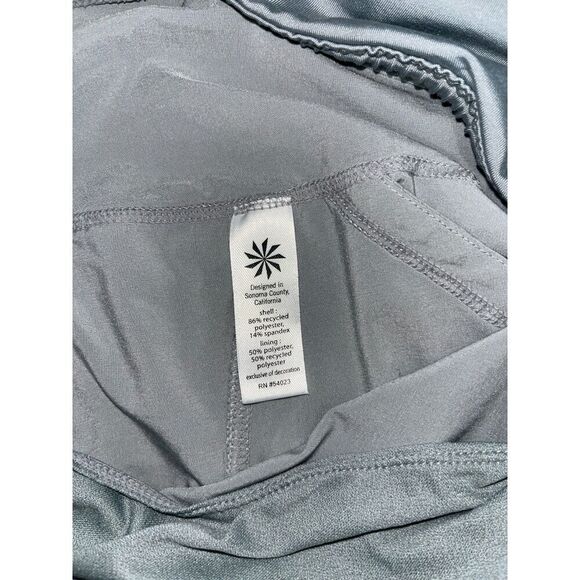 Athleta Women's Athletic Running Shorts Size Medium Gray Activewear - Picture 4 of 8